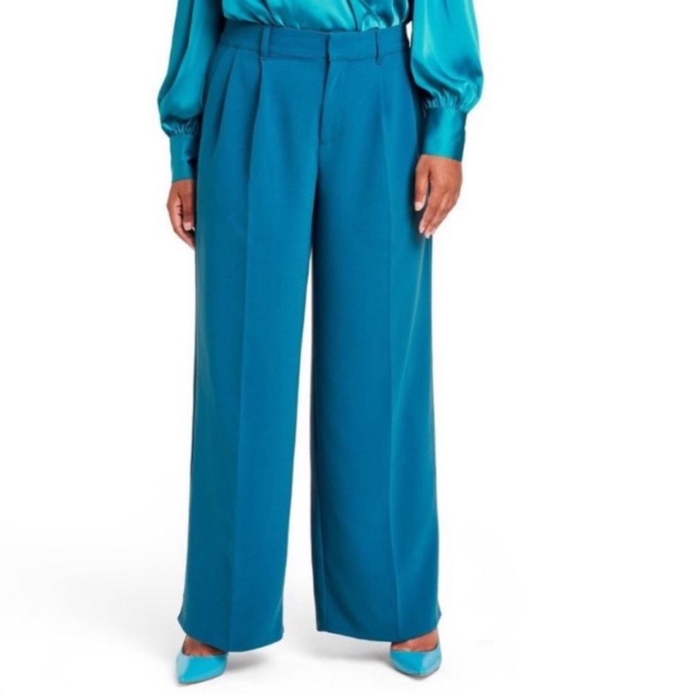 NWT Sergio Hudson x Target High-Waist Wide Leg Trousers